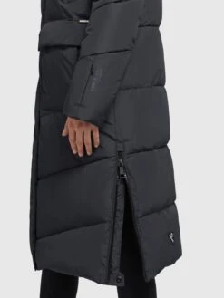 Khujo Wintermantels Wintermantel Elvita Dames Donkerblauw -kledingwinkel 570d32246a9c08c9fb5344ba4611fb0a