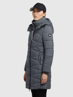 Khujo Tussenmantels Tussenmantel Fitt Light Dames Donkergrijs -kledingwinkel 57d7c032413bacb10167f69d5a4dd514