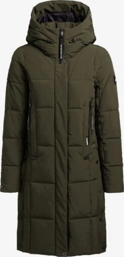 Khujo Tussenmantels Tussenmantel Namita Dames Donkergroen