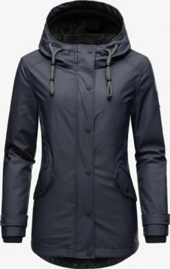 Navahoo Winterjassen Winterjas Lindraa Dames Donkerblauw