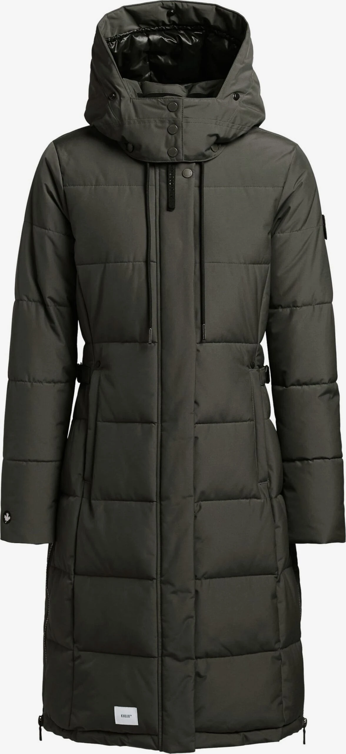 Khujo Wintermantels Wintermantel Cliv Dames Donkergroen 1 Khujo Wintermantels Wintermantel Cliv Dames Donkergroen