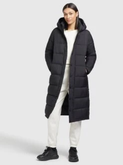 Khujo Wintermantels Wintermantel Corinna Dames Zwart -kledingwinkel 5d086323815020ab5cfdf2815bd1ec2c