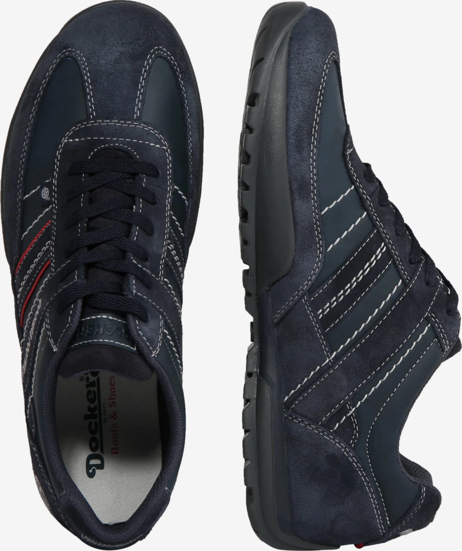 Dockers By Gerli Sportieve Veterschoenen Sportieve Veterschoen Heren Marine / Donkerblauw 2 Dockers By Gerli Sportieve Veterschoenen Sportieve Veterschoen Heren Marine / Donkerblauw - Afbeelding 2