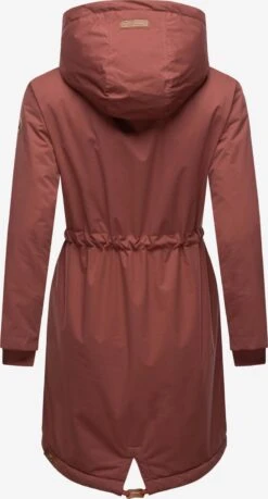 Ragwear Parkas Winterparka Crescend Dames Roestbruin -kledingwinkel 63c6a01e938f47e8812231074d35193c