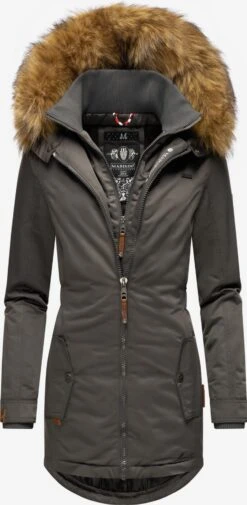 Marikoo Wintermantels Wintermantel Sanakoo Dames Donkergrijs 9 Marikoo Wintermantels Wintermantel Sanakoo Dames Donkergrijs -kledingwinkel 64ba06f3b9a96b0268f4b53ed9e87baf