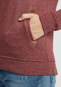 OXMO Hoodies Sweatshirt Vicky Hood Dames Rood / Bordeaux -kledingwinkel 6523dac700ed9883ab6620deb031eb9a