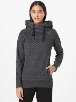 Ragwear Hoodies Sweatshirt GRIPY Dames Zwart -kledingwinkel 657a72046813e094c6d3b01df9137df3