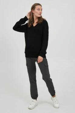 OXMO Basic Truien Trui Lavea Dames Zwart 8 OXMO Basic Truien Trui Lavea Dames Zwart -kledingwinkel 67c7cc4f36b5b3b84840ad5f9932e86b