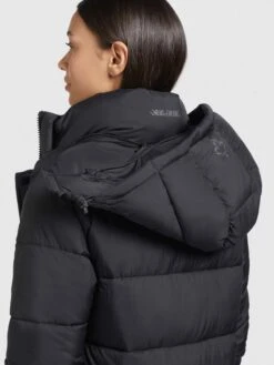 Khujo Wintermantels Wintermantel Corinna Dames Zwart -kledingwinkel 6895fa9b1a3ae2377cdfeda9ad4babc0