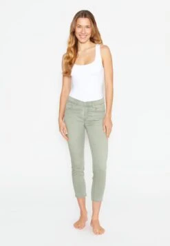 Angels Jeans Slimfit Jeans Dames Groen -kledingwinkel 6bca26fad025135d14ac0b52f0240f25
