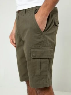 Threadbare Cargo Shorts Regular Cargobroek Bute Heren Kaki -kledingwinkel 6db33ad0bd23d23818499b1651e5a51b
