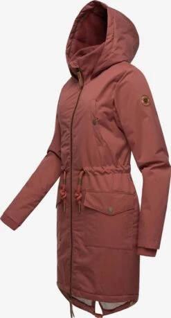 Ragwear Parkas Winterparka Crescend Dames Roestbruin -kledingwinkel 70692e7b737178ce71ea1c613a086a8a