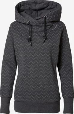 Ragwear Hoodies Sweatshirt GRIPY Dames Zwart