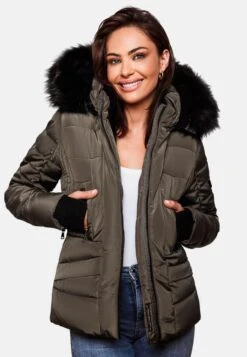 Navahoo Winterjassen Winterjas Adele Dames Taupe -kledingwinkel 726eddd5d105b755850725f95f8bb1c4