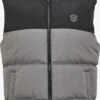 Threadbare Bodywarmers Bodywarmer Gilet Lethame Heren Zwart