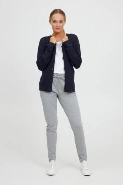 OXMO Vesten Gebreid Vest Helga Dames Marine 8 OXMO Vesten Gebreid Vest Helga Dames Marine -kledingwinkel 758994bd08aec9bde53c033c256cb87d