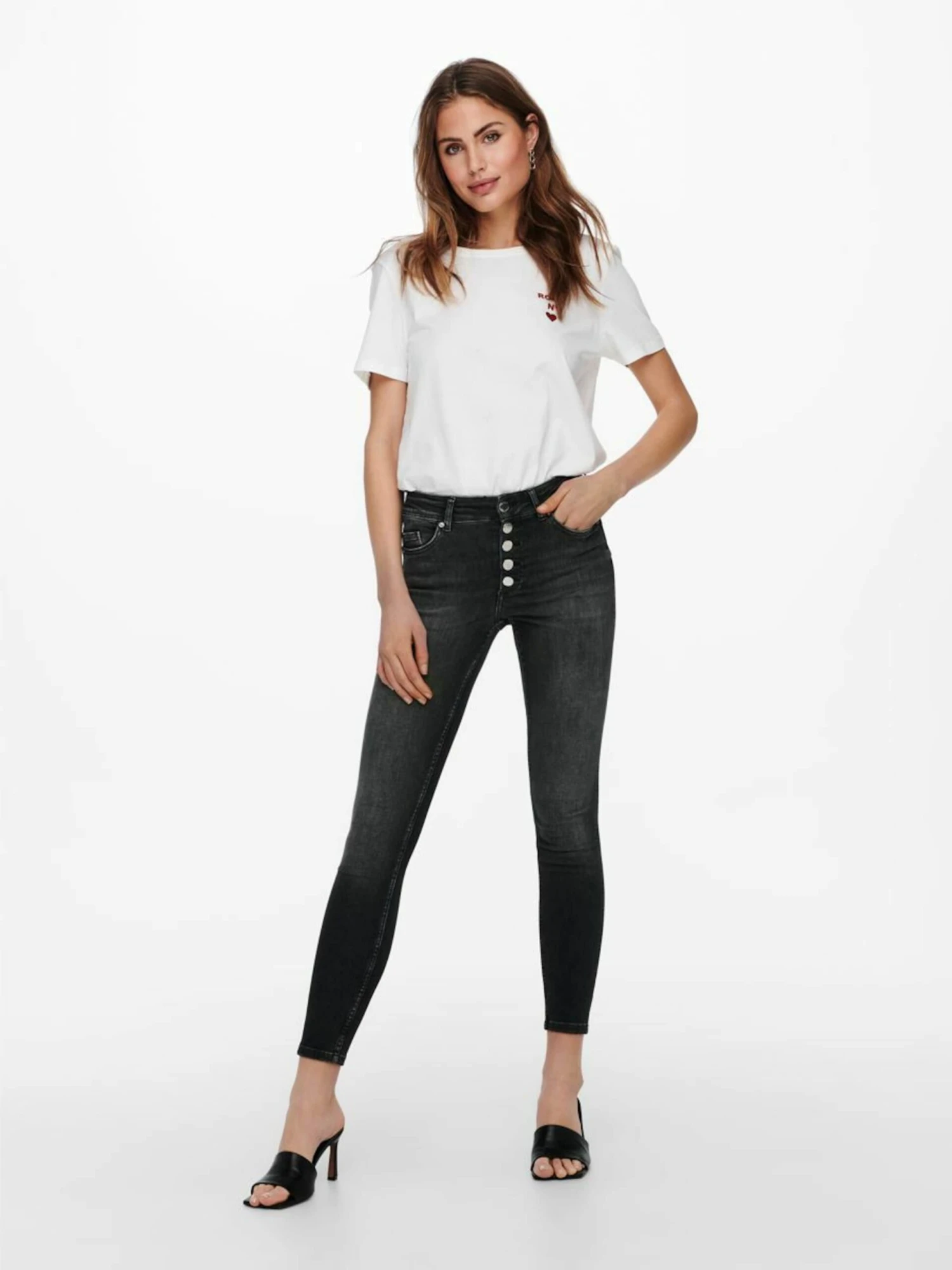 ONLY Jeans Skinny Jeans Bobby Dames Grijs 5 ONLY Jeans Skinny Jeans Bobby Dames Grijs - Afbeelding 5