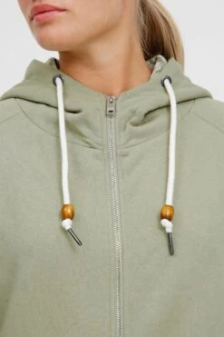 OXMO Sweatvesten Sweatvest ULLA Dames Groen -kledingwinkel 790c2b82cf2762eee9b1b39ecb866675