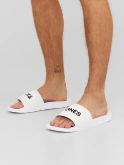 Jack & Jones Instappers Muiltjes LARRY Heren Wit -kledingwinkel 7b18439159b1105748c984468000c2c8