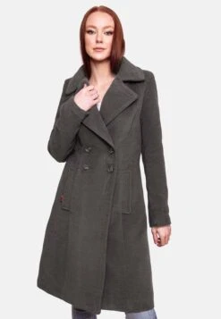 Navahoo Wintermantels Wintermantel Wooly Dames Antraciet -kledingwinkel 7d4d2d470dd902996c836c2ecf64b63a