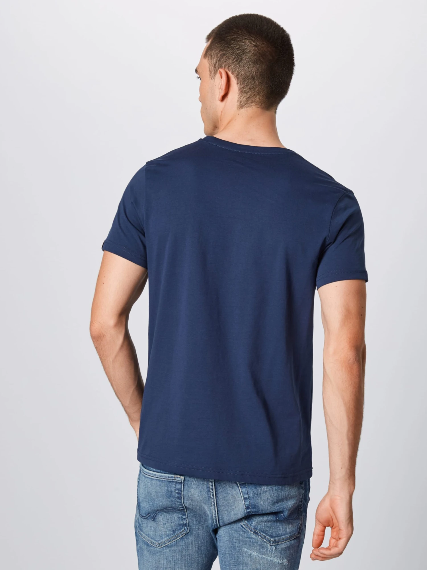 Alpha Industries T-shirts Regular Fit Shirt Heren Navy 4 Alpha Industries T-shirts Regular Fit Shirt Heren Navy - Afbeelding 4