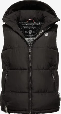 Marikoo Bodywarmers Bodywarmer Eisflöckchen Dames Zwart 8 Marikoo Bodywarmers Bodywarmer Eisflöckchen Dames Zwart -kledingwinkel 801eb2384aaab81605c3815180c112c9