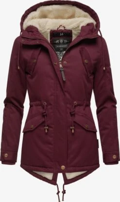 Marikoo Winterjassen Winterjas Manolya Dames Wijnrood