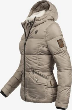 Navahoo Winterjassen Winterjas Megan Dames Beige -kledingwinkel 8ab710ca45d30f1b19f0bda08e0dccfa