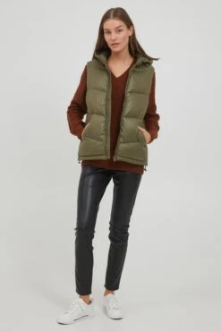 OXMO Bodywarmers Bodywarmer TABITA Dames Olijfgroen 8 OXMO Bodywarmers Bodywarmer TABITA Dames Olijfgroen -kledingwinkel 8b31b31eb9528135aad638e3a4f82b36