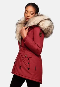 Navahoo Parkas Winterparka Sweety Dames Rood -kledingwinkel 8e0c8084ac7d0002472bc5baeef434af