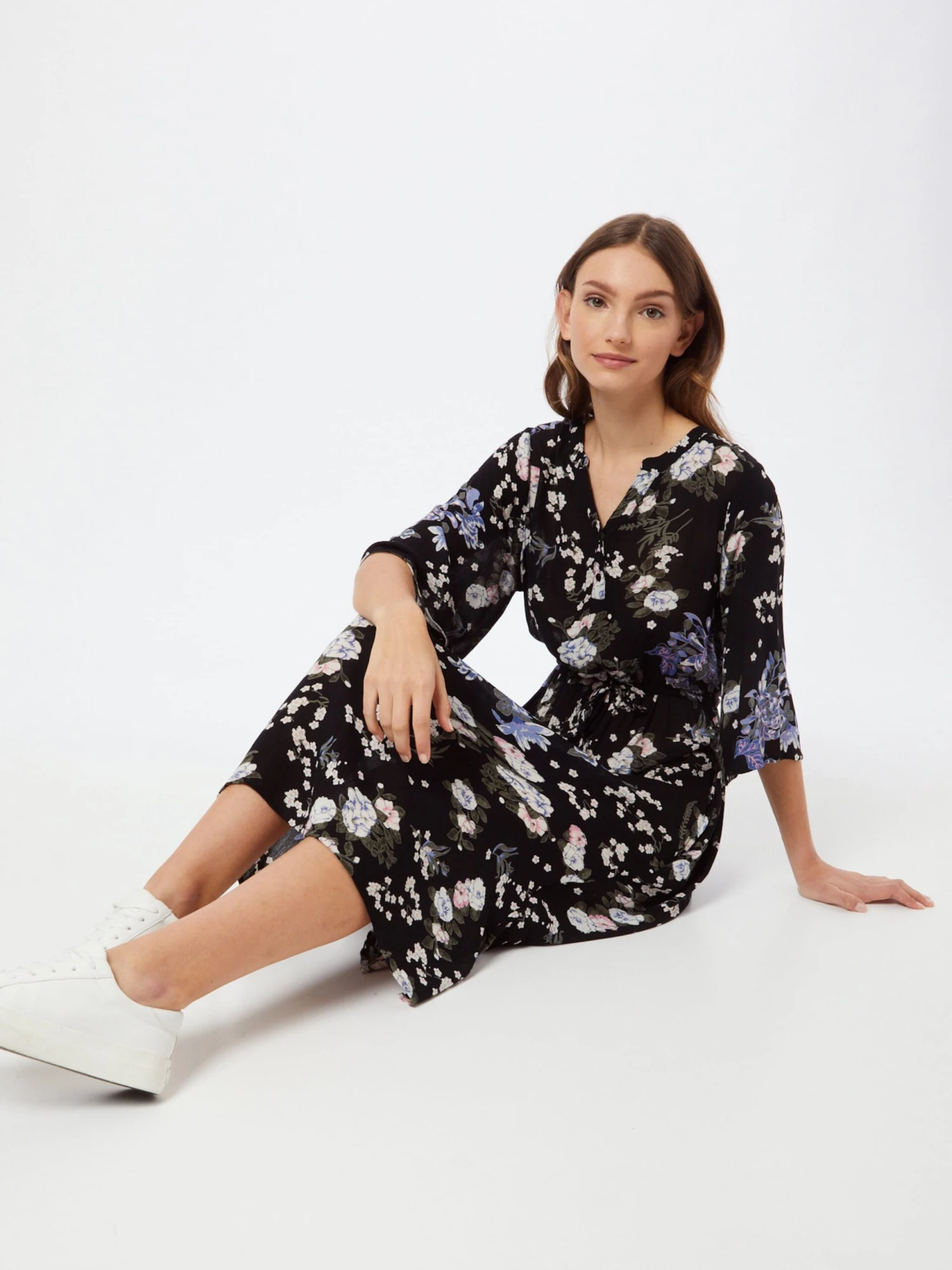 Kaffe Blousejurken Blousejurk Ekua Dames Zwart 5 Kaffe Blousejurken Blousejurk Ekua Dames Zwart - Afbeelding 5