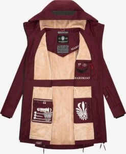 Marikoo Parkas Tussenparka Dames Bordeaux -kledingwinkel 8f8dc5687dad9b1979af09d09ae3b0fc