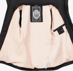 Marikoo Outdoor Jassen Functionele Jas Erdbeere Dames Zwart -kledingwinkel 91968a9e56505f6767d863d88fe43c37