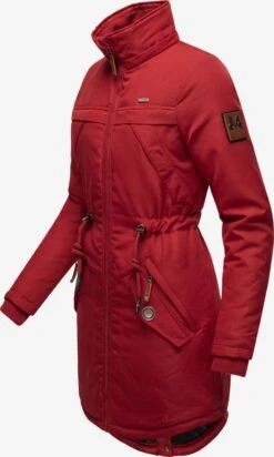 Marikoo Parkas Winterparka Kamii Dames Rood -kledingwinkel 9297bb481096ef956d1daea869df2dbf