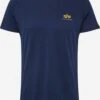 Alpha Industries T-shirts Regular Fit Shirt Heren Navy