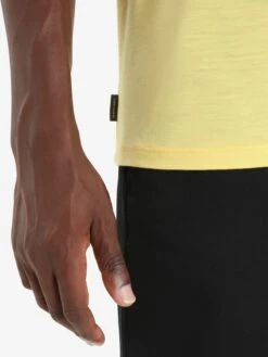 Icebreaker Functionele Shirts Functioneel Shirt Heren Geel -kledingwinkel 93d5d64b9ba0cc54c1add22a879a67b8