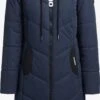 Khujo Winterjassen Winterjas Aribay Dames Navy