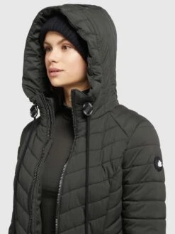 Khujo Wintermantels Wintermantel Nita Dames Kaki -kledingwinkel 993fee77998efc3d8495517a4ca6468e