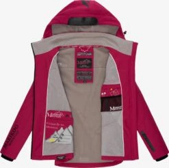 Marikoo Winterjassen Winterjas Dames Rood -kledingwinkel 9abe6d8a9f4934434d6ac3ad43f33d24