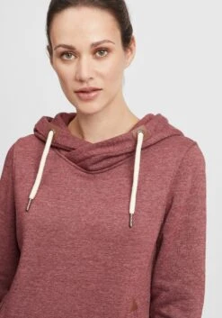 OXMO Hoodies Sweatshirt Vicky Hood Dames Rood / Bordeaux -kledingwinkel 9e7ad80eed3750a55e99d27287d7fc5f