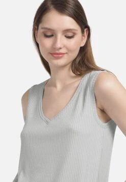 HELMIDGE Mouwloze Shirts Top Dames Grijs -kledingwinkel a479e8017b75c0c17969e9a72d683eef