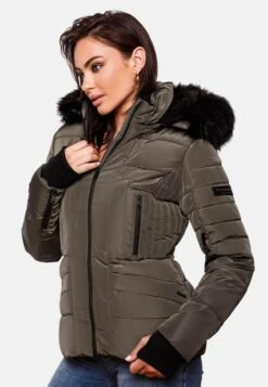 Navahoo Winterjassen Winterjas Adele Dames Taupe -kledingwinkel a6aae830b5fd3cab99fd8ddf76d29254