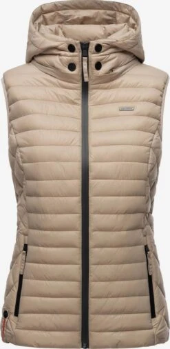 Marikoo Bodywarmers Bodywarmer Hasenpfote Dames Lichtbruin -kledingwinkel a9578975924fcdea01669f45cb528789