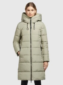Khujo Wintermantels Wintermantel Jilias 3 Dames Olijfgroen -kledingwinkel a9eb0359aea49961280063b14820dc69