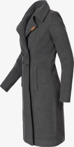 Navahoo Wintermantels Wintermantel Wooly Dames Antraciet -kledingwinkel ae785def3d3c161d5b28617b6b0d1242