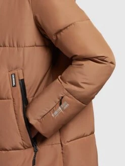 Khujo Wintermantels Wintermantel Soulani Dames Oker -kledingwinkel afcd4c64b4a34ab56c84035c21d305ed