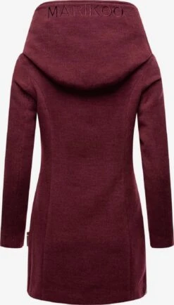 Marikoo Wintermantels Wintermantel Maikoo Dames Bordeaux -kledingwinkel b060156db7de81180efc00138c90bbbe
