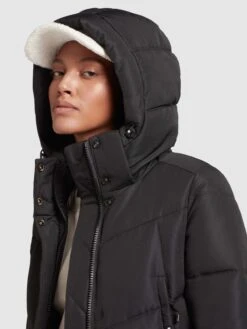 Khujo Wintermantels Wintermantel Limetta Dames Zwart -kledingwinkel b0762905c6558415bc65552fd0c8152d