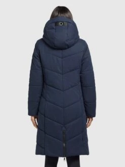 Khujo Winterjassen Winterjas Aribay Dames Navy -kledingwinkel b2ae8e90398c56099775eb851beba34d