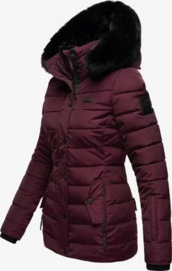 Navahoo Winterjassen Winterjas Milianaa Dames Aubergine -kledingwinkel b54e0d8fa3a036d0e4041fe6632fbfd6